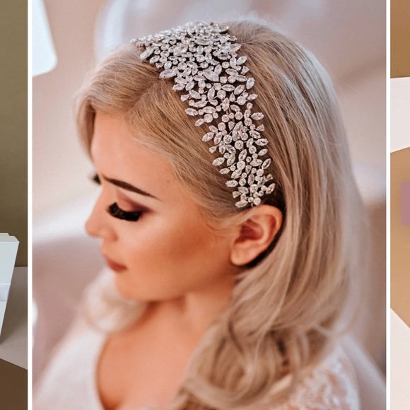 Swarovski Accessories - Ellee Couture Boutique Belle Wedding Swarovski Headband